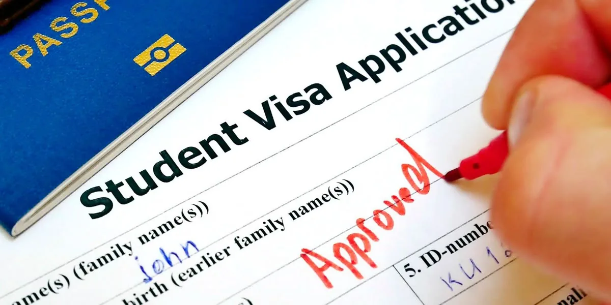 Documentos preparados para solicitud de visa de estudios