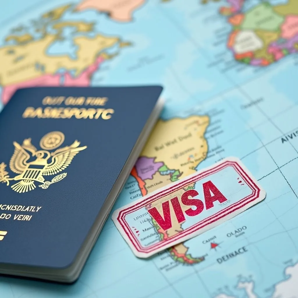 Pasaporte y documentación para visa de turismo